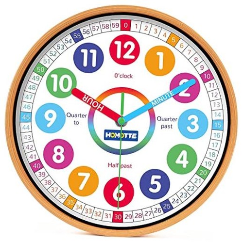 Kids wall clock - clock, bedroom